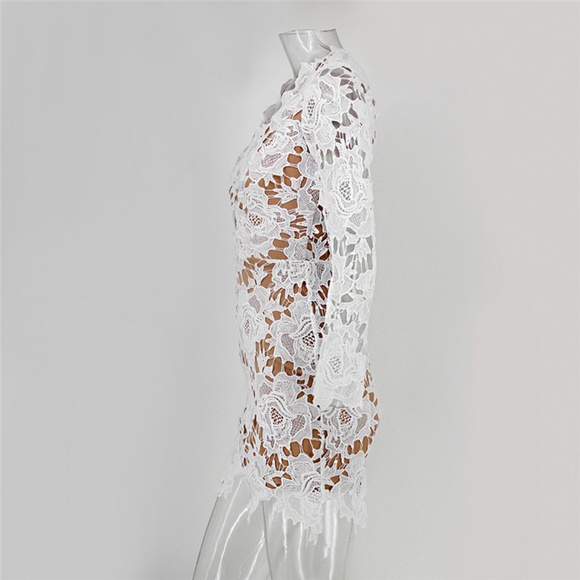 LAST ONE! SAO PAULO MINI V-NECK DRESS - Picture 6 of 7